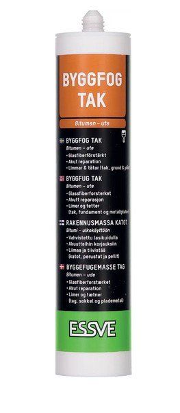 Þéttikítti Þak Svart 300ml